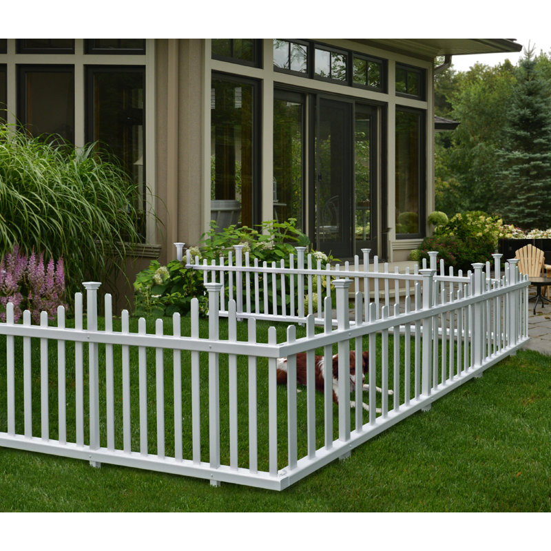 Zippity Outdoor Products 2.5 ft. H x 5 ft. W Madison No Dig Garden Fence Panel & Reviews Wayfair